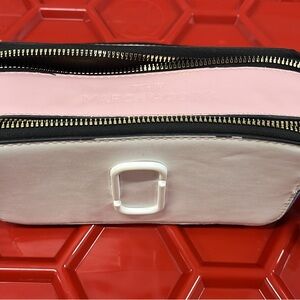 Marc Jacobs Pink and White Cosmetic Case